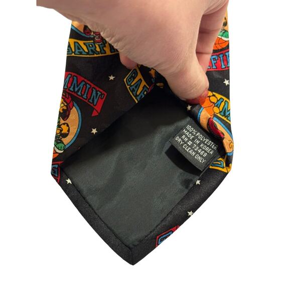 Paws Addiction Slammin Garfield Sports basketball Novelty Necktie Cartoon - Picture 5 of 6